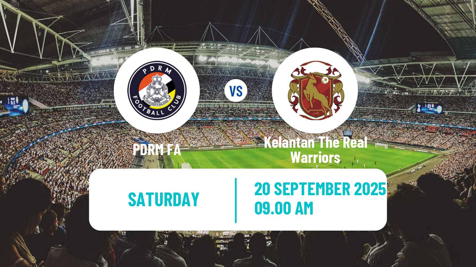 Soccer Malaysian Super League PDRM FA - Kelantan The Real Warriors