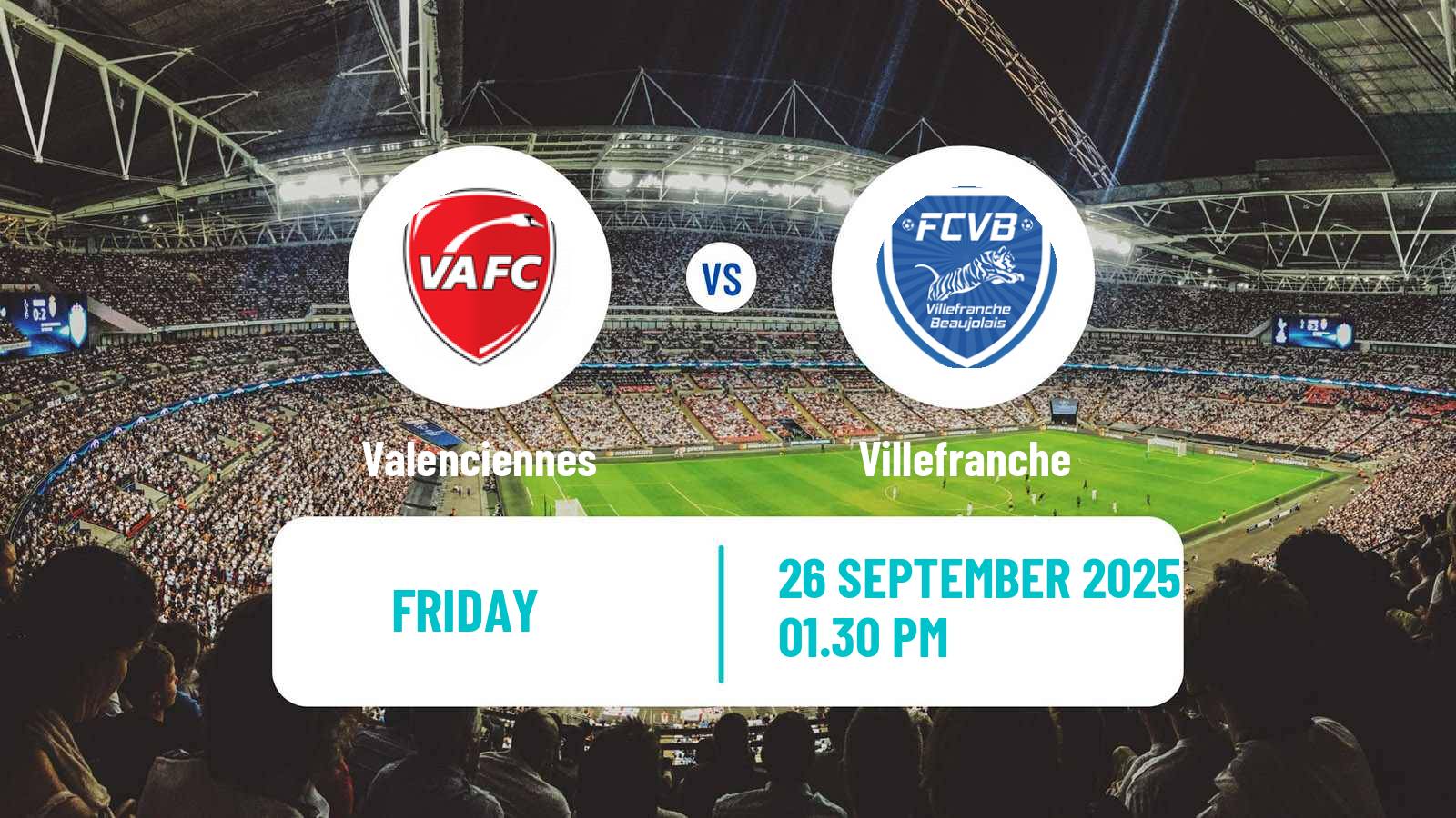Soccer French National League Valenciennes - Villefranche