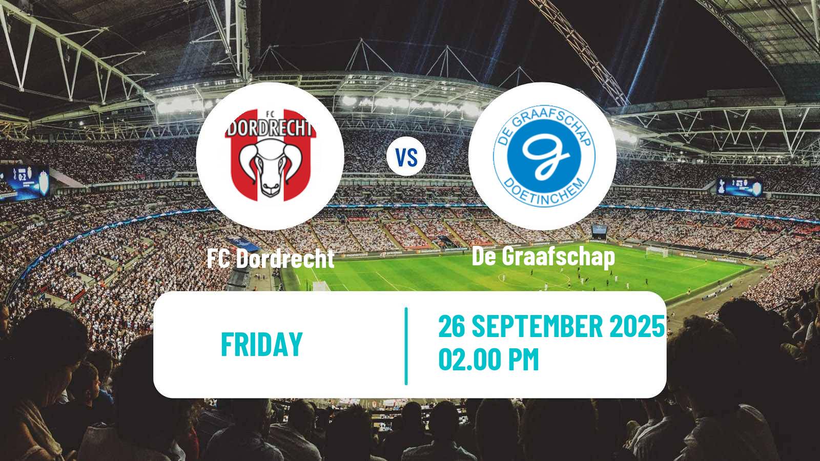 Soccer Dutch Eerste Divisie Dordrecht - De Graafschap