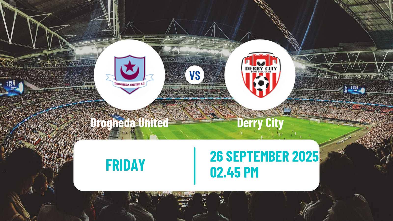 Soccer Irish Premier Division Drogheda United - Derry City
