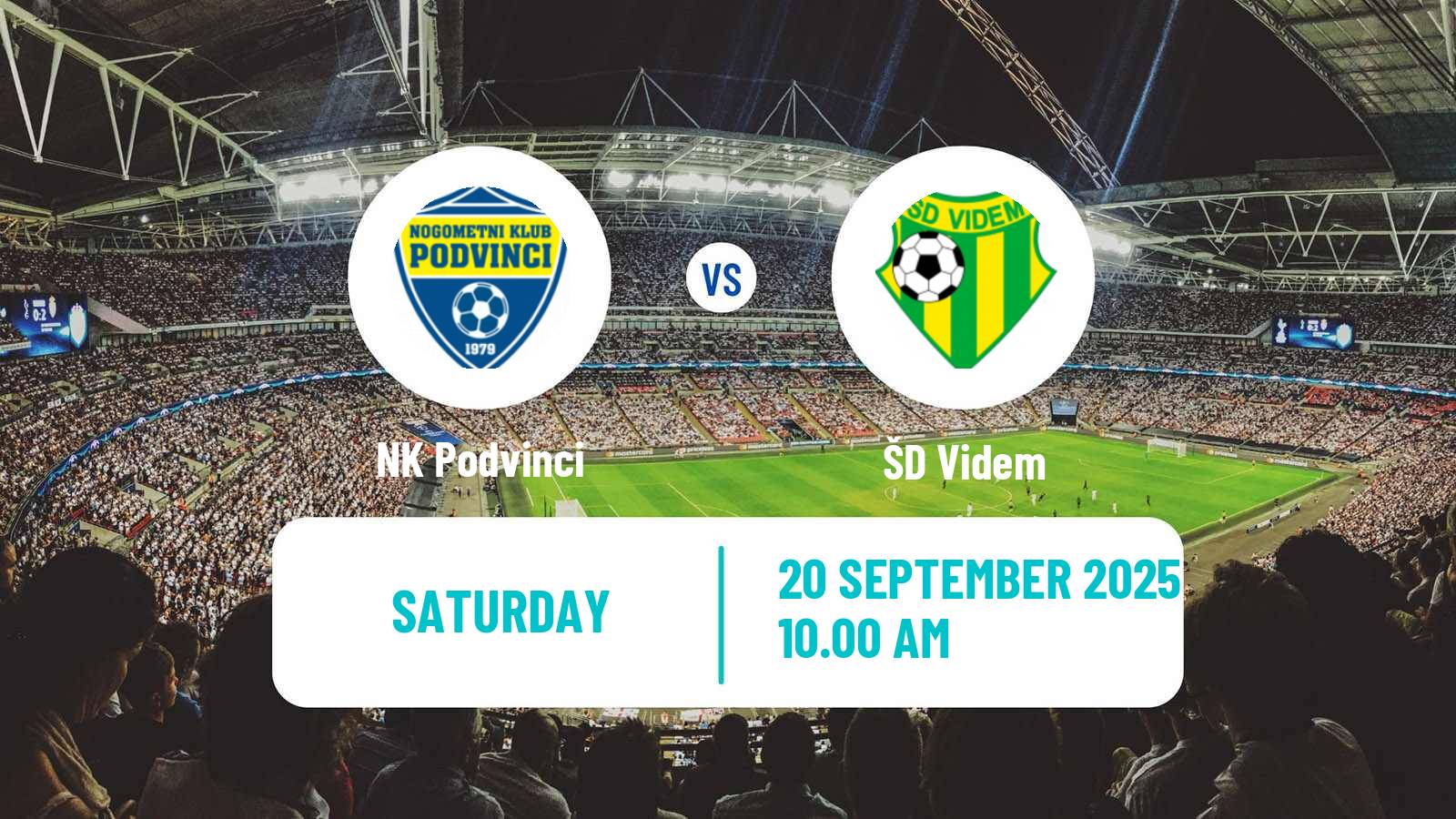 Soccer Slovenian 3 SNL East Podvinci - Videm