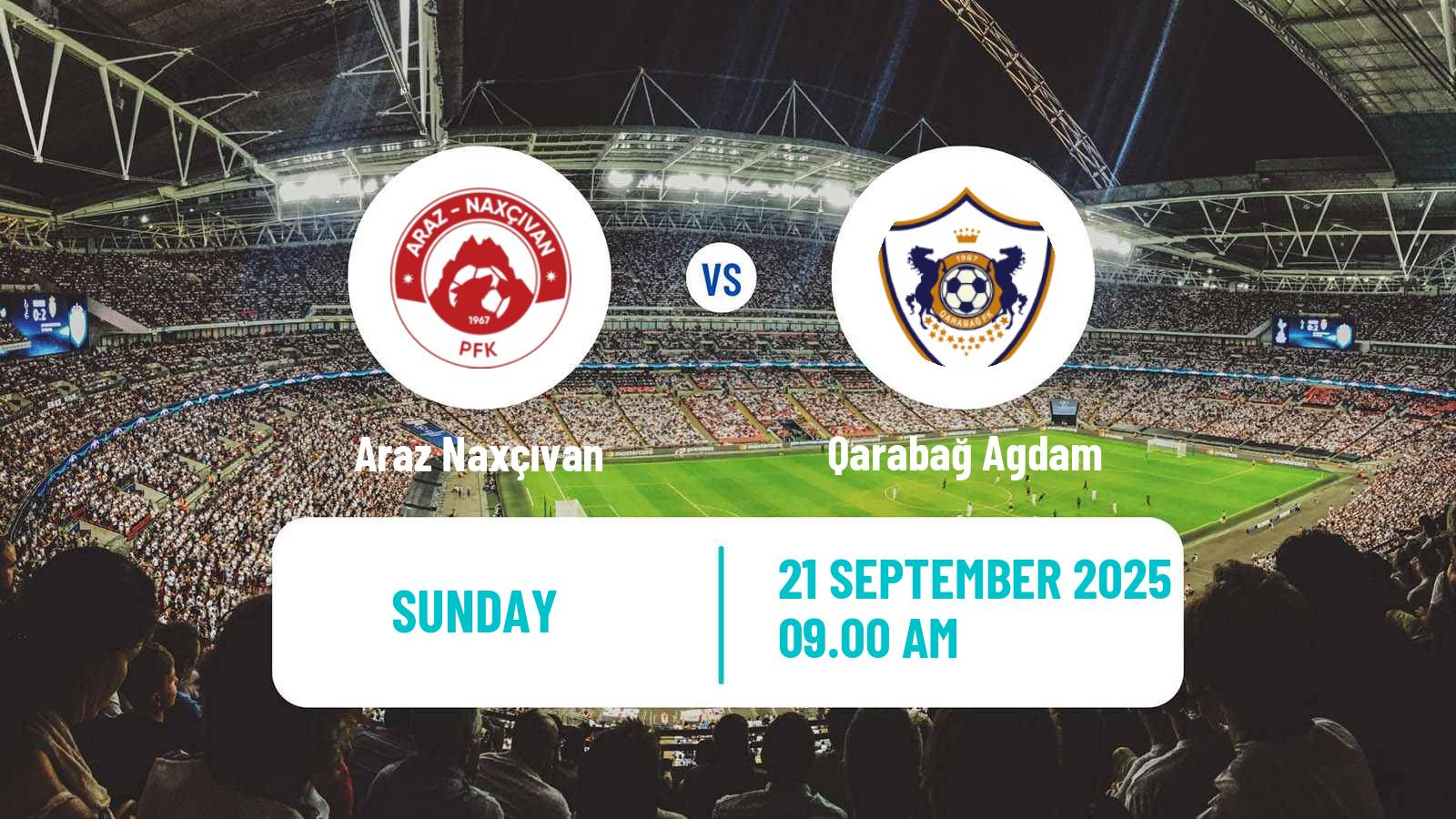 Soccer Azerbaijan Premier League Araz Naxçıvan - Qarabağ Agdam