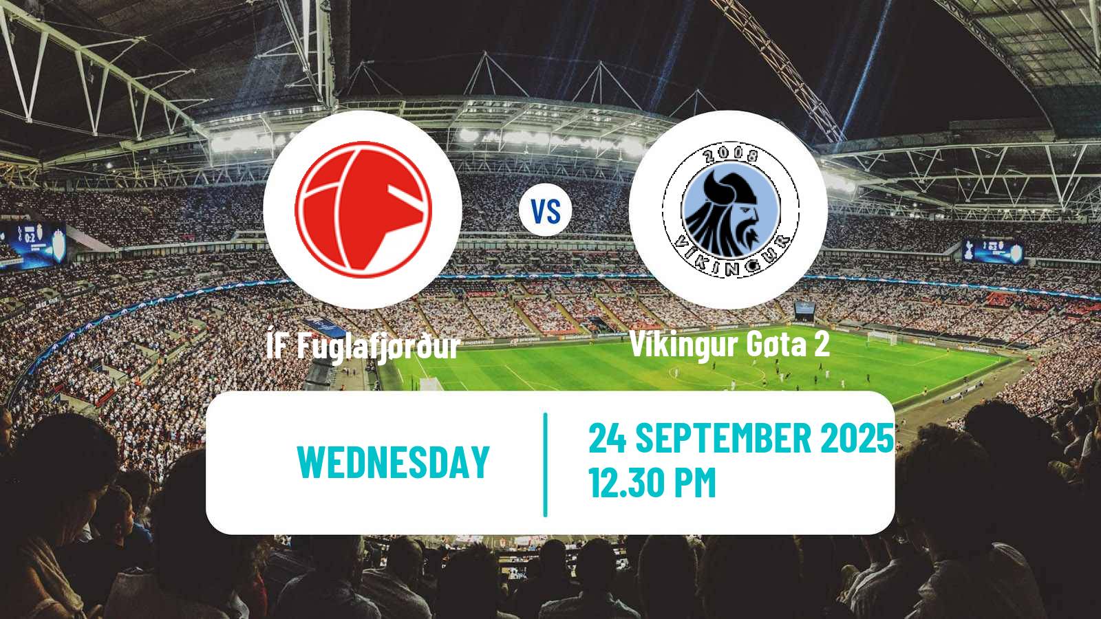 Soccer Faroe Islands 1 Deild ÍF Fuglafjørður - Víkingur Gøta 2