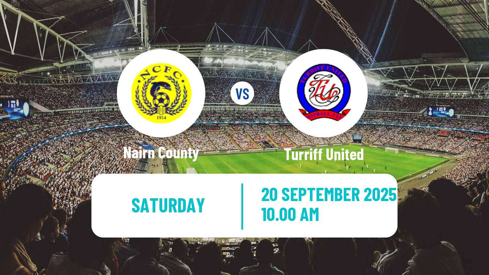 Soccer Scottish Highland League Nairn County - Turriff United