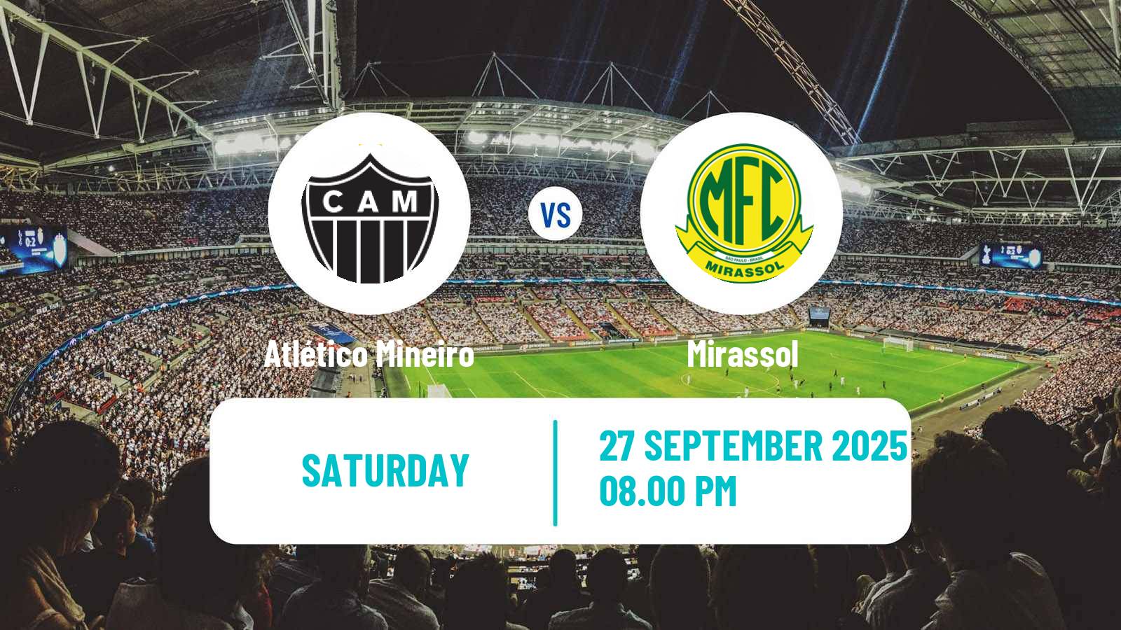 Soccer Brazilian Serie A Atlético Mineiro - Mirassol