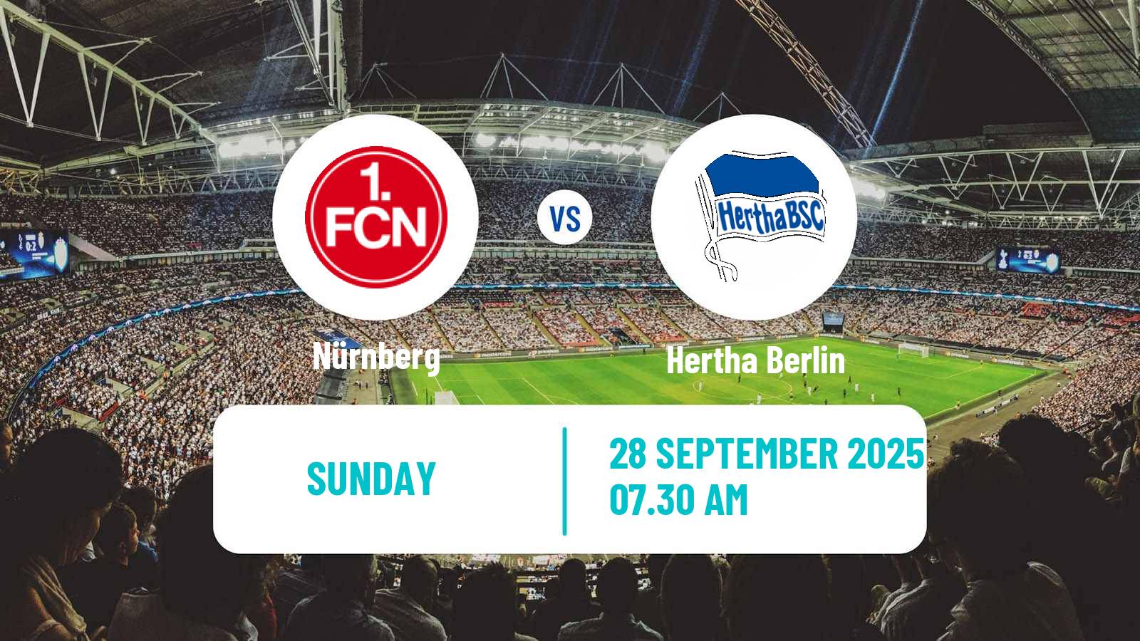 Soccer German 2 Bundesliga Nürnberg - Hertha Berlin