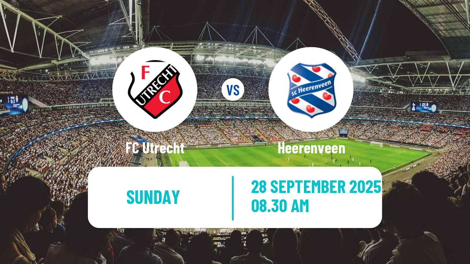Soccer Dutch Eredivisie Utrecht - Heerenveen