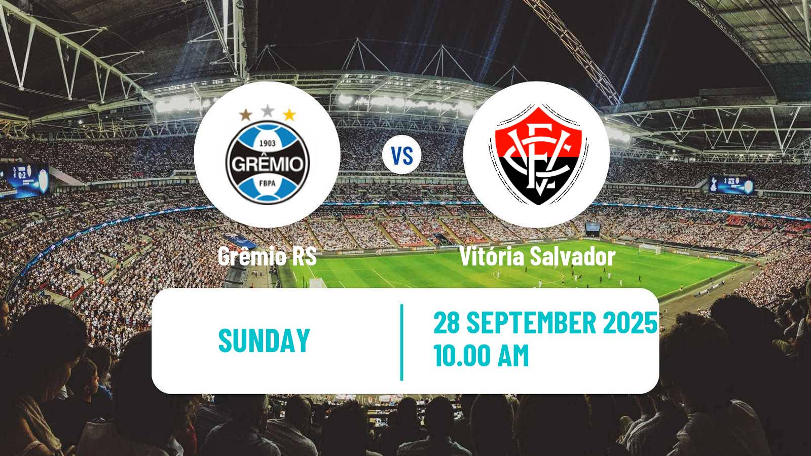 Soccer Brazilian Serie A Grêmio - Vitória Salvador
