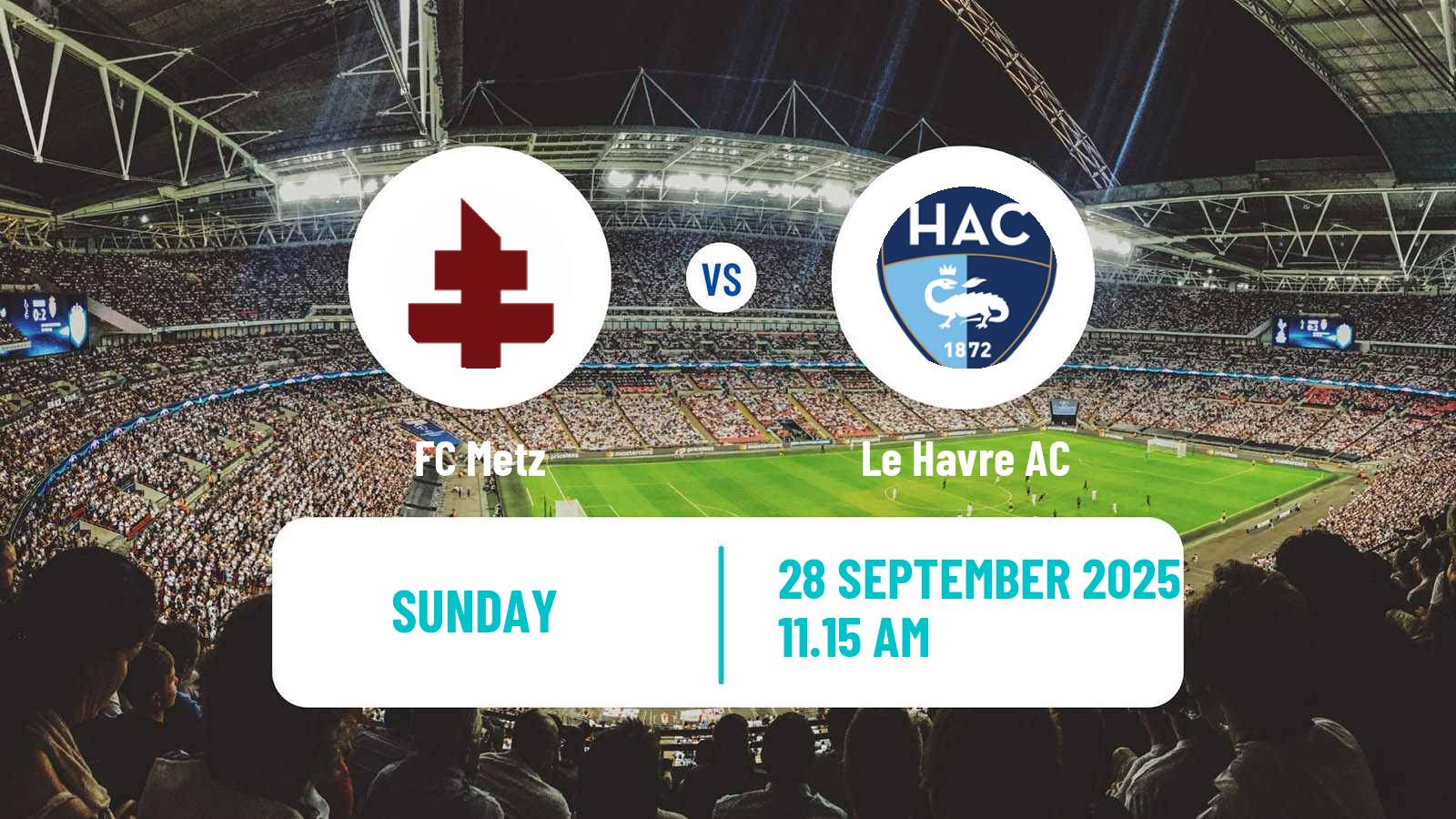 Soccer French Ligue 1 Metz - Le Havre