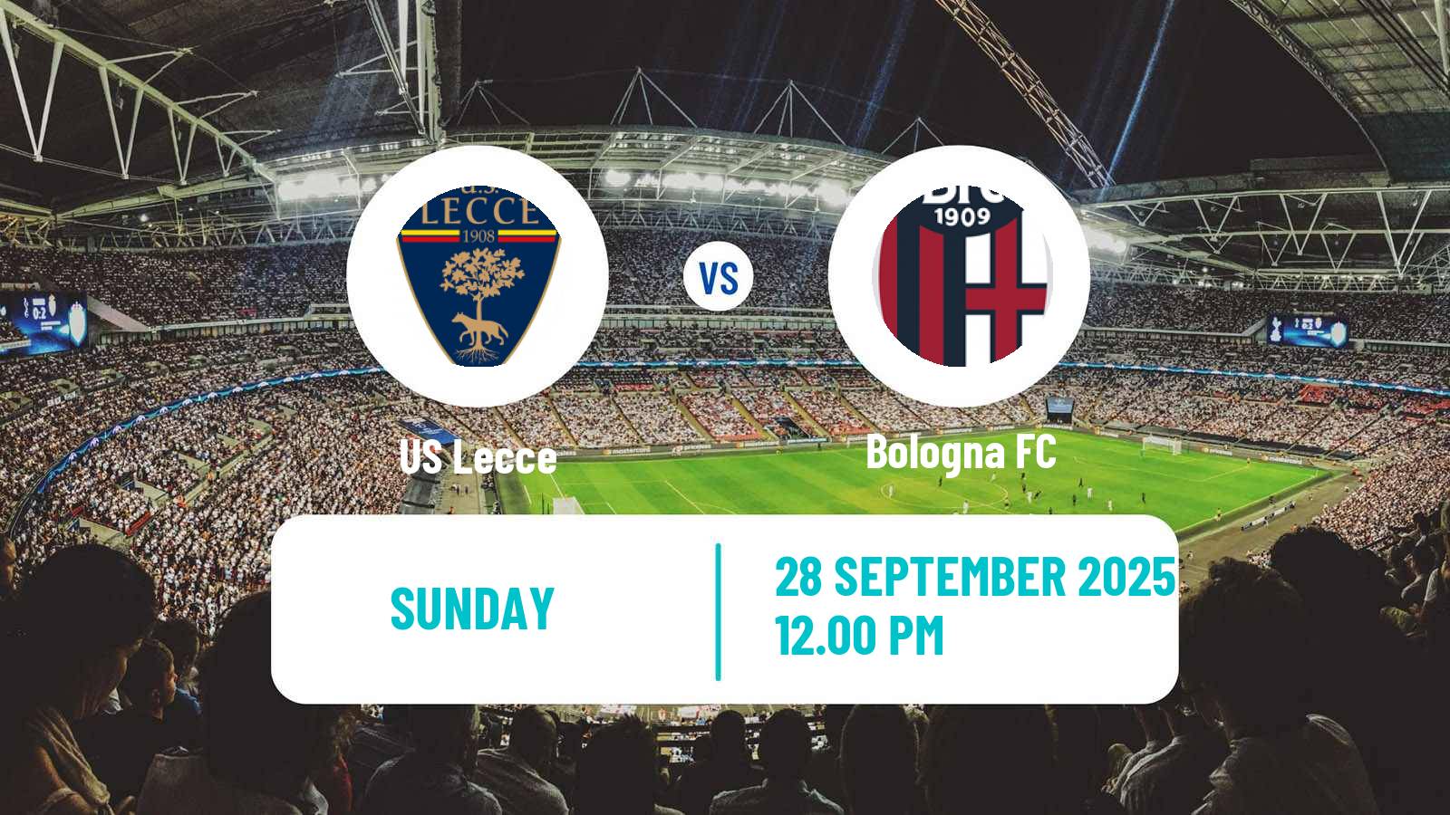 Soccer Italian Serie A Lecce - Bologna