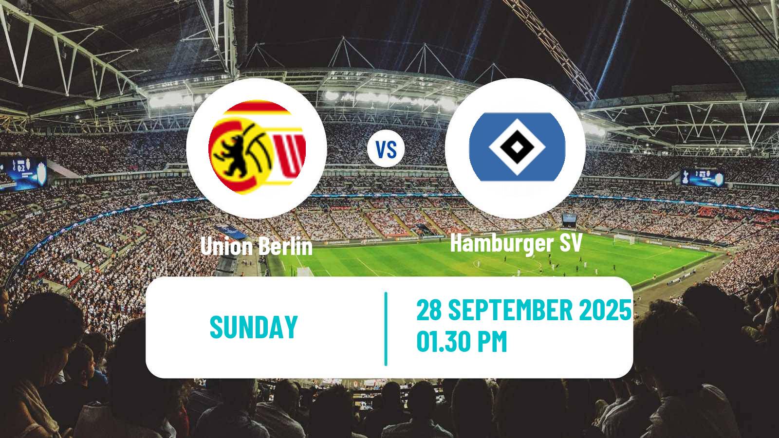 Soccer German Bundesliga Union Berlin - Hamburger SV