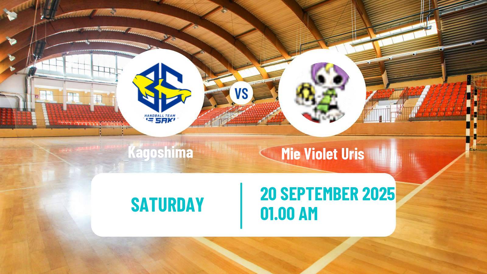 Handball Japan JHL Handball Women Kagoshima - Mie Violet Uris