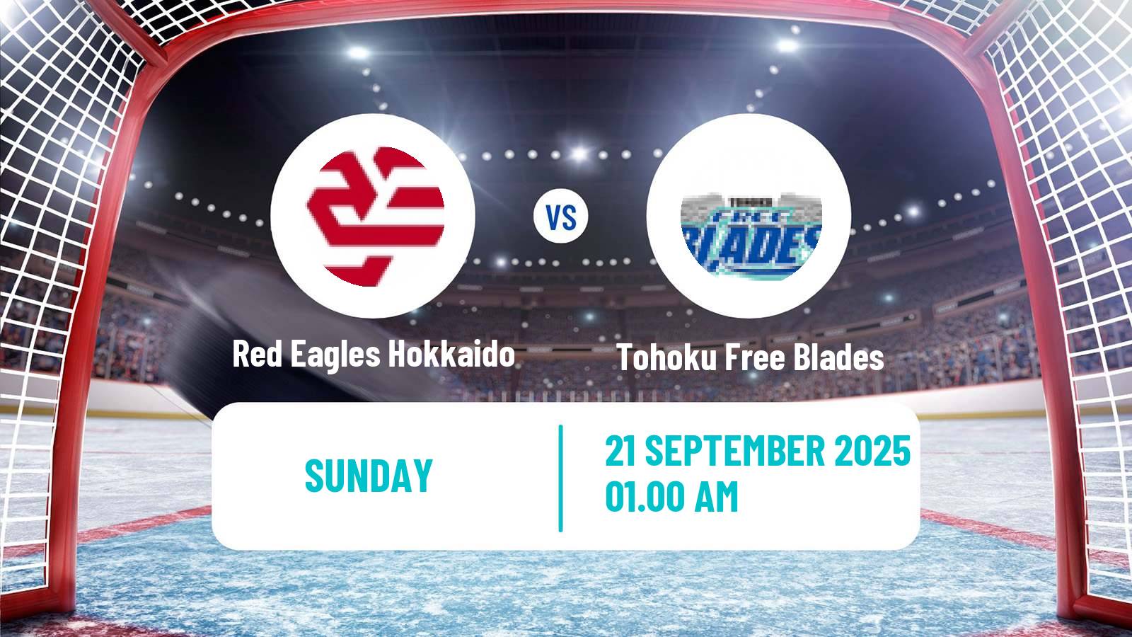 Hockey Asia League Ice Hockey Red Eagles Hokkaido - Tohoku Free Blades