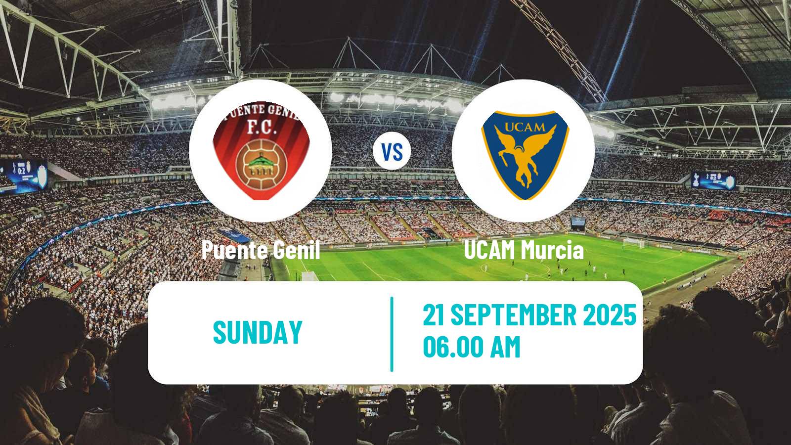 Soccer Spanish Segunda RFEF - Group 4 Puente Genil - UCAM Murcia