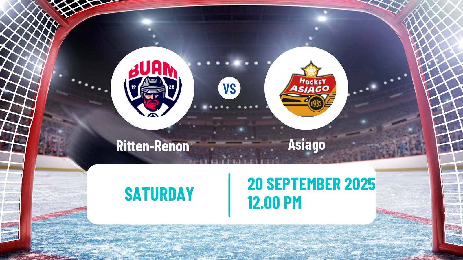 Hockey Alps Hockey League Ritten-Renon - Asiago