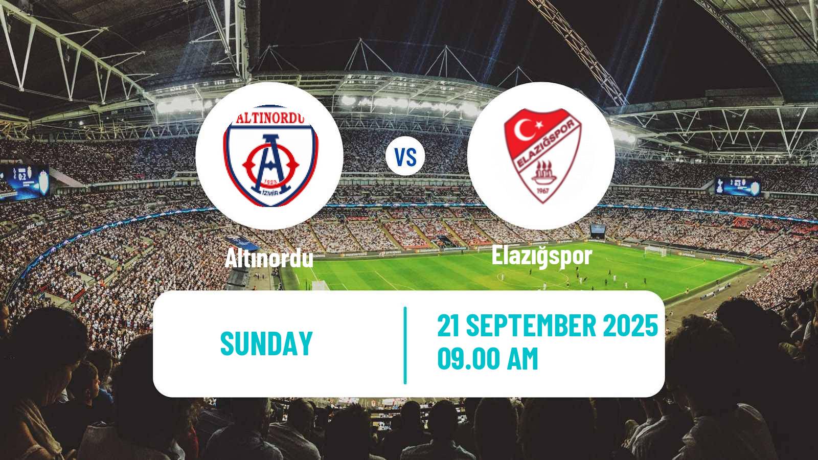 Soccer Turkish Second League White Group Altınordu - Elazığspor