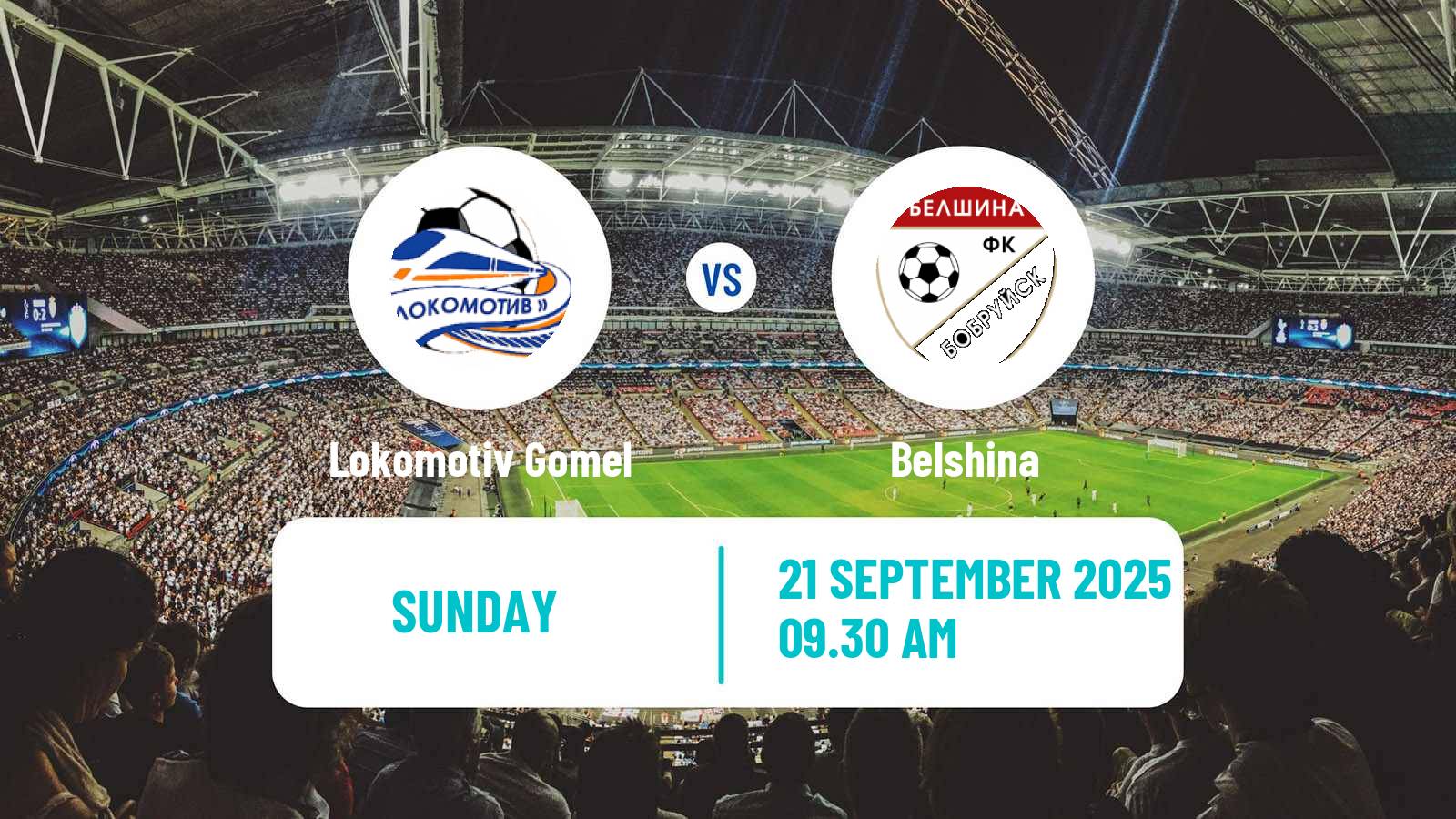 Soccer Belarusian Pershaya Liga Lokomotiv Gomel - Belshina