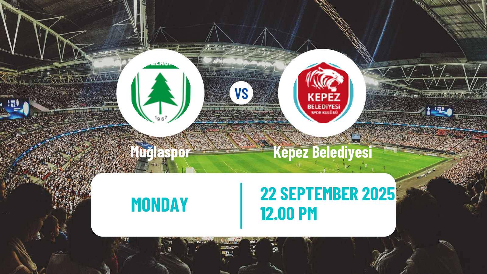 Soccer Turkish Second League White Group Muğlaspor - Kepez Belediyesi