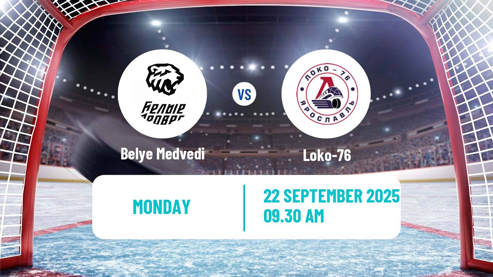 Hockey MHL Belye Medvedi - Loko-76
