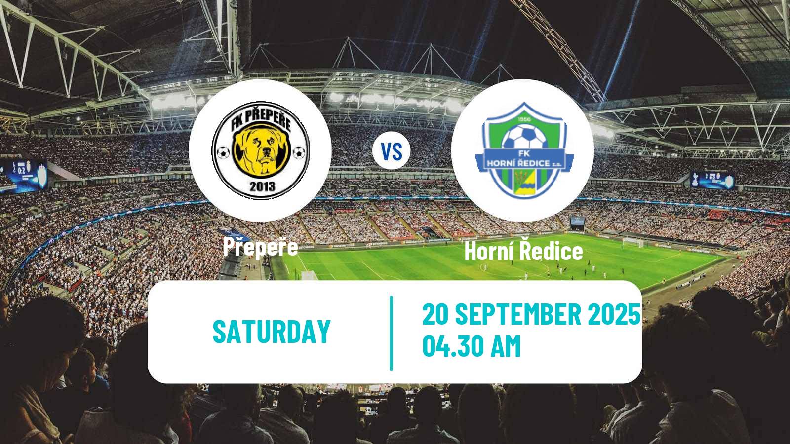 Soccer Czech Division C Přepeře - Horní Ředice