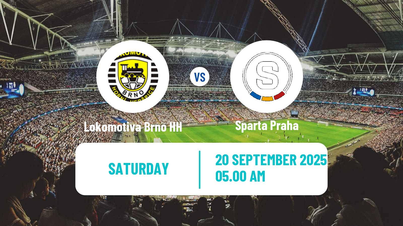 Soccer Czech 1 Liga Women Lokomotiva Brno HH - Sparta Praha