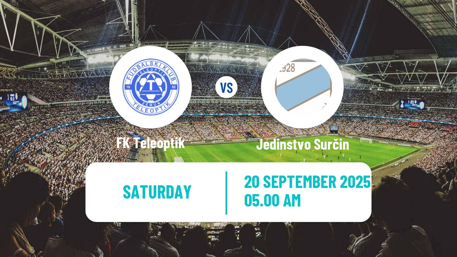 Soccer Serbian Srpska Liga - Belgrade Teleoptik - Jedinstvo Surčin