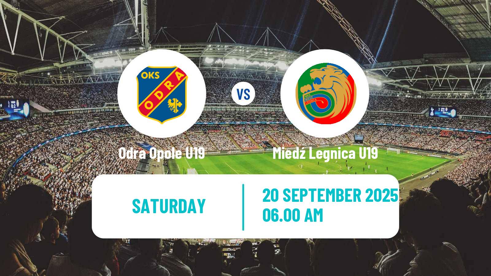 Soccer Polish Central Youth League Odra Opole U19 - Miedź Legnica U19