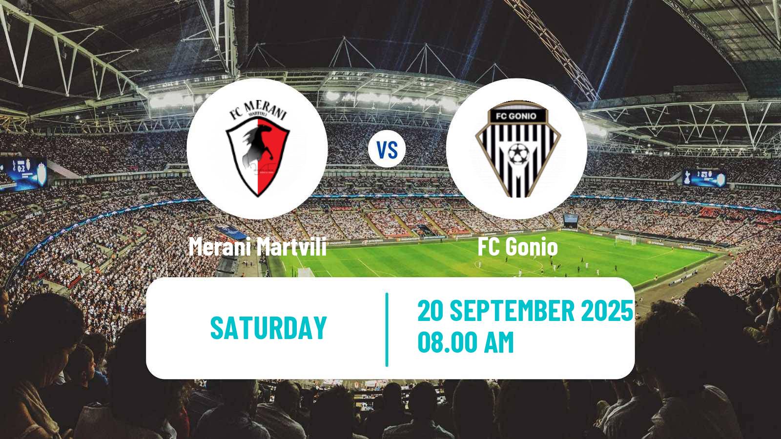 Soccer Georgian Erovnuli Liga 2 Merani Martvili - Gonio