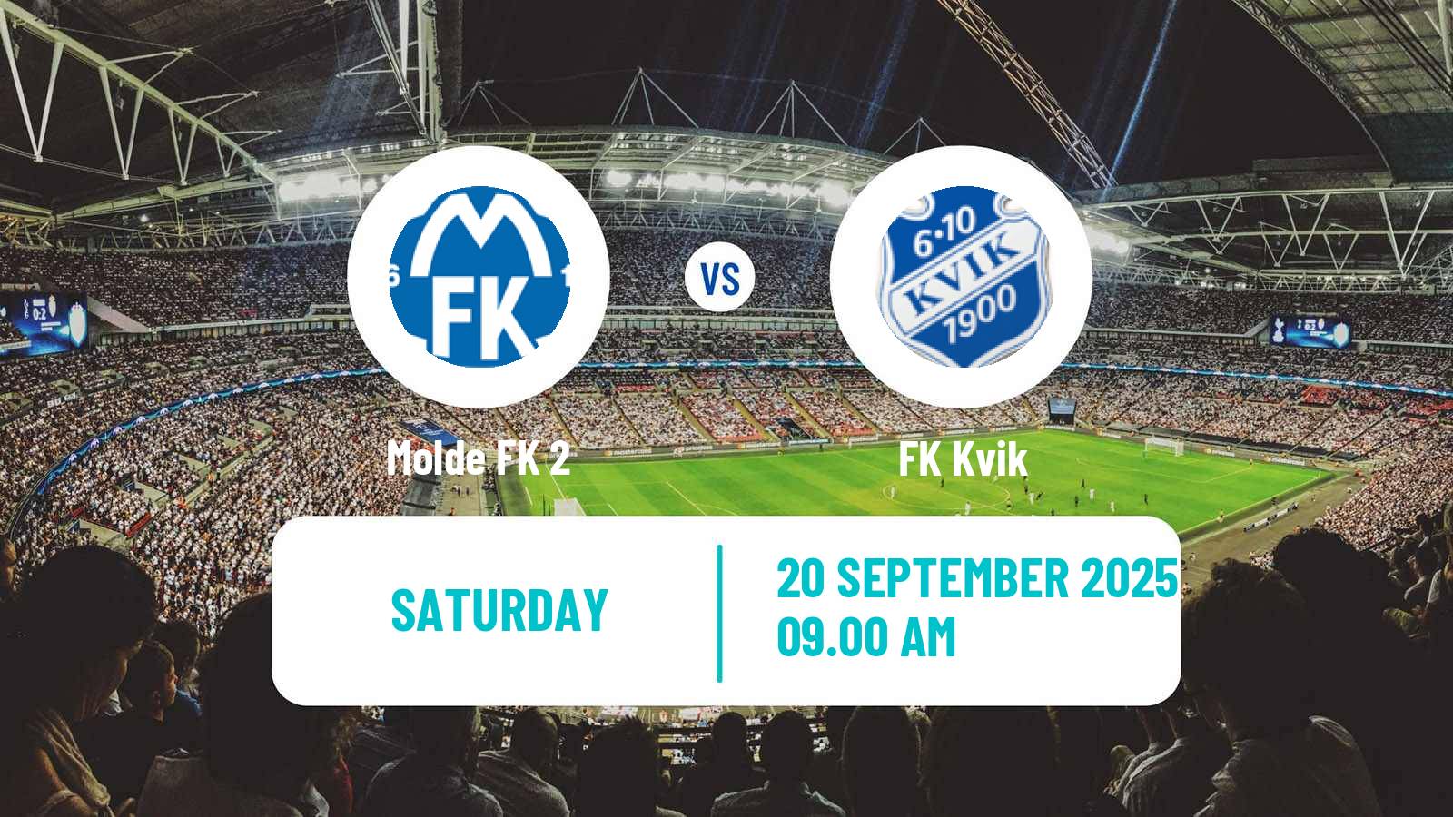 Soccer Norwegian Division 3 - Group 2 Molde 2 - Kvik