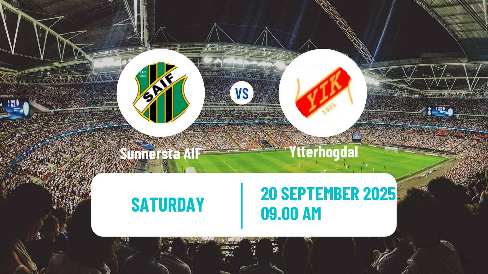 Soccer Swedish Division 2 - Norra Svealand Sunnersta AIF - Ytterhogdal