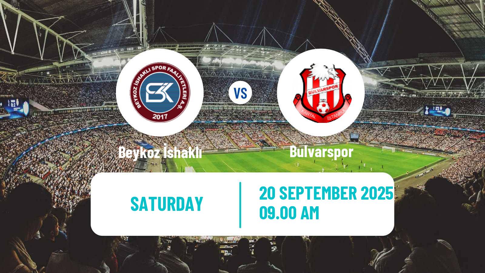Soccer Turkish 3 Lig Group 1 Beykoz İshaklı - Bulvarspor