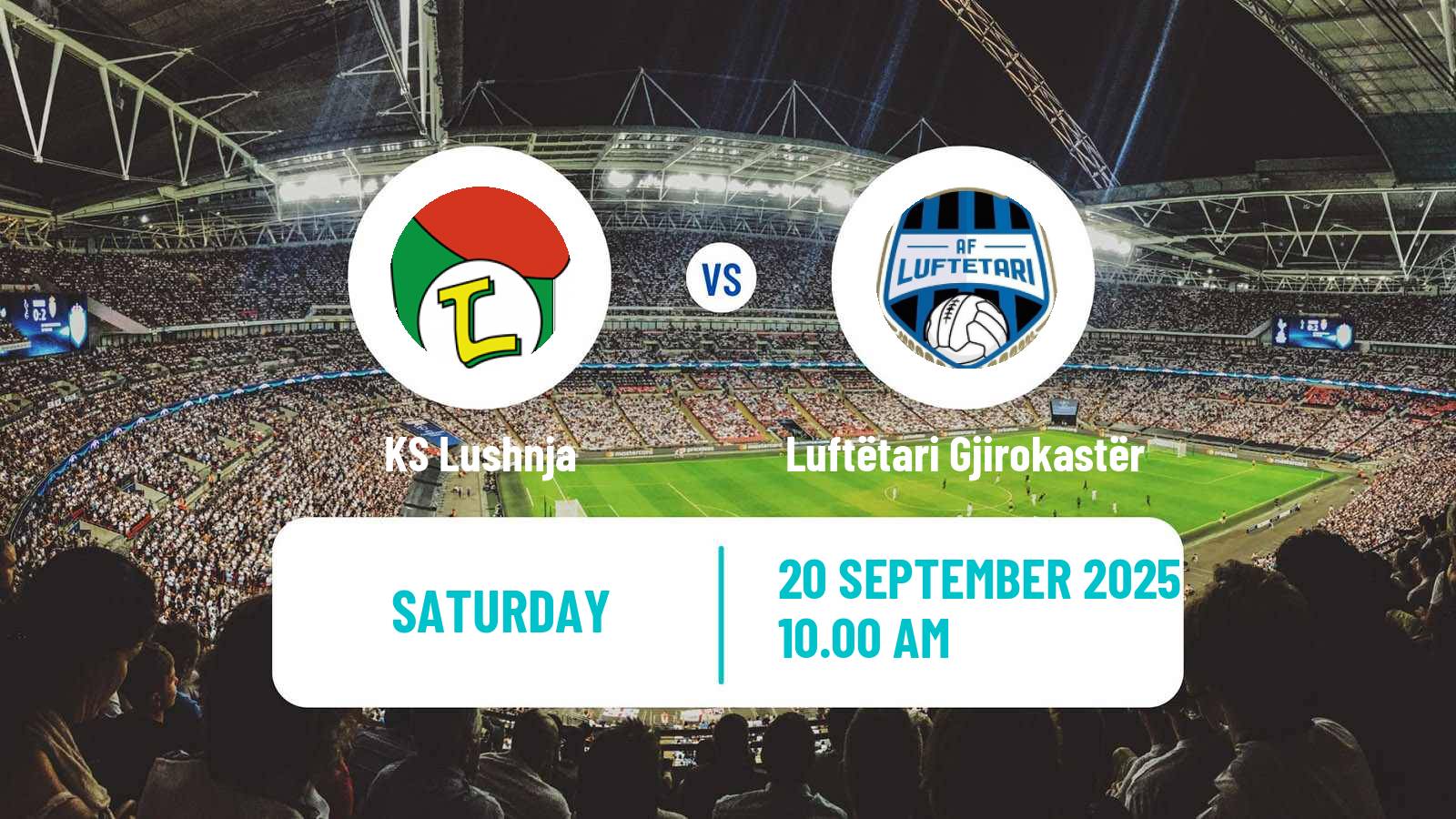 Soccer Albanian First Division Lushnja - Luftëtari Gjirokastër