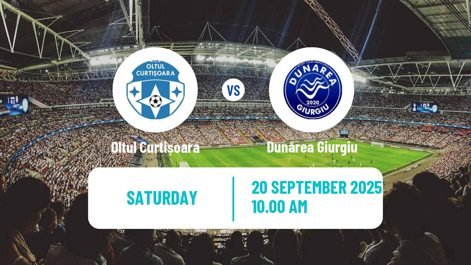 Soccer Romanian Liga 3 - Seria 5 Oltul Curtișoara - Dunărea Giurgiu