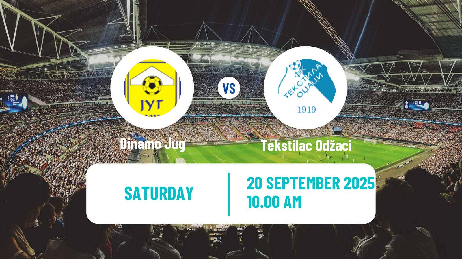 Soccer Serbian Prva Liga Dinamo Jug - Tekstilac Odžaci