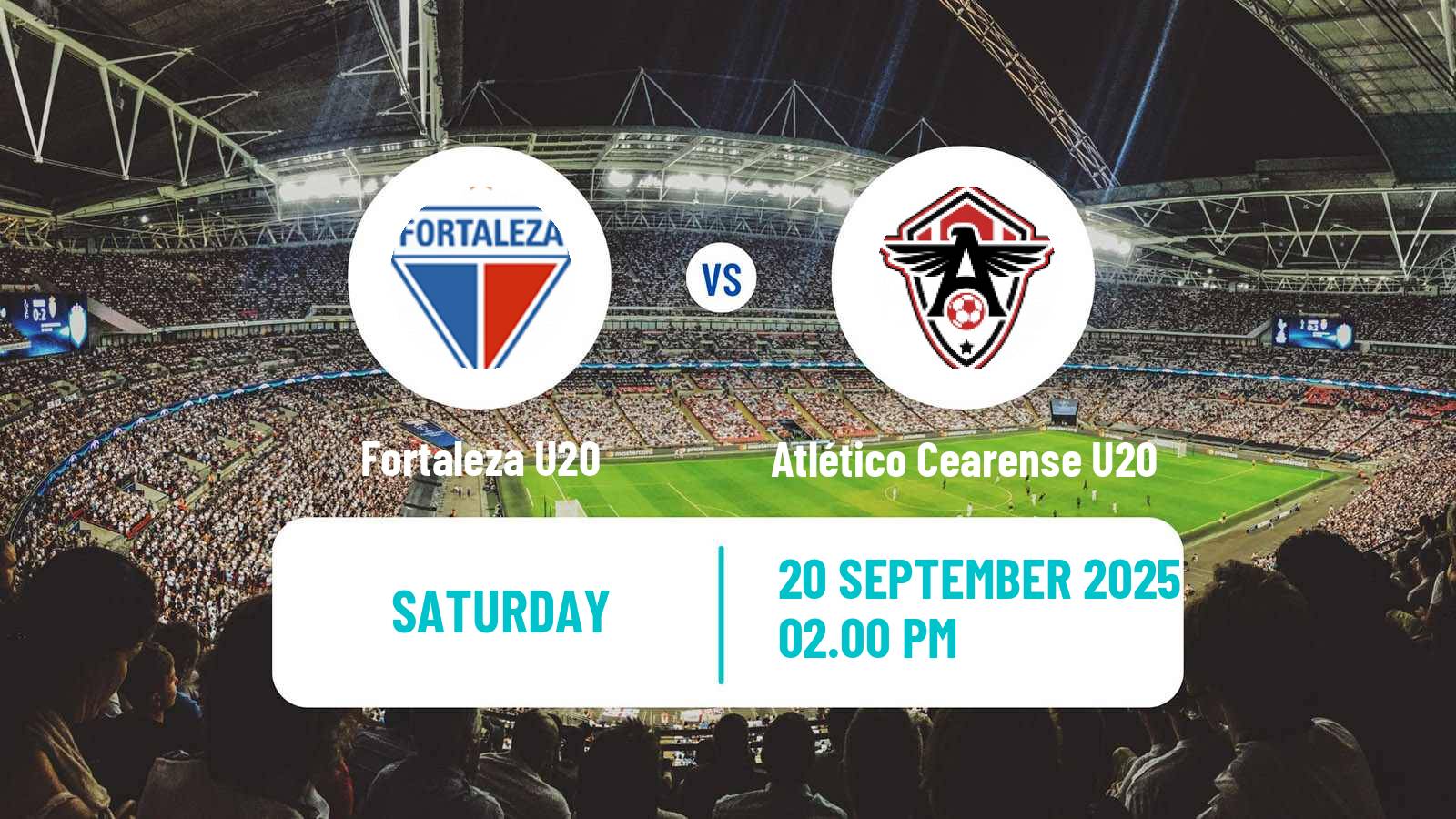 Soccer Brazilian Cearense U20 Fortaleza U20 - Atlético Cearense U20