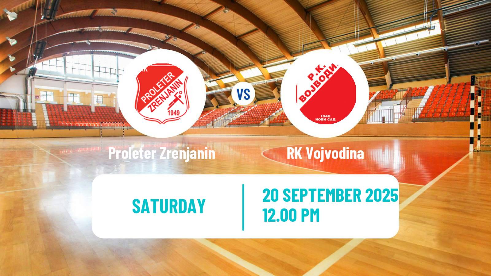 Handball Serbian Superliga Handball Proleter Zrenjanin - RK Vojvodina