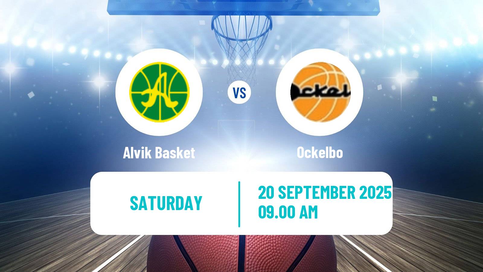 Basketball Swedish Superettan Basketball Alvik - Ockelbo