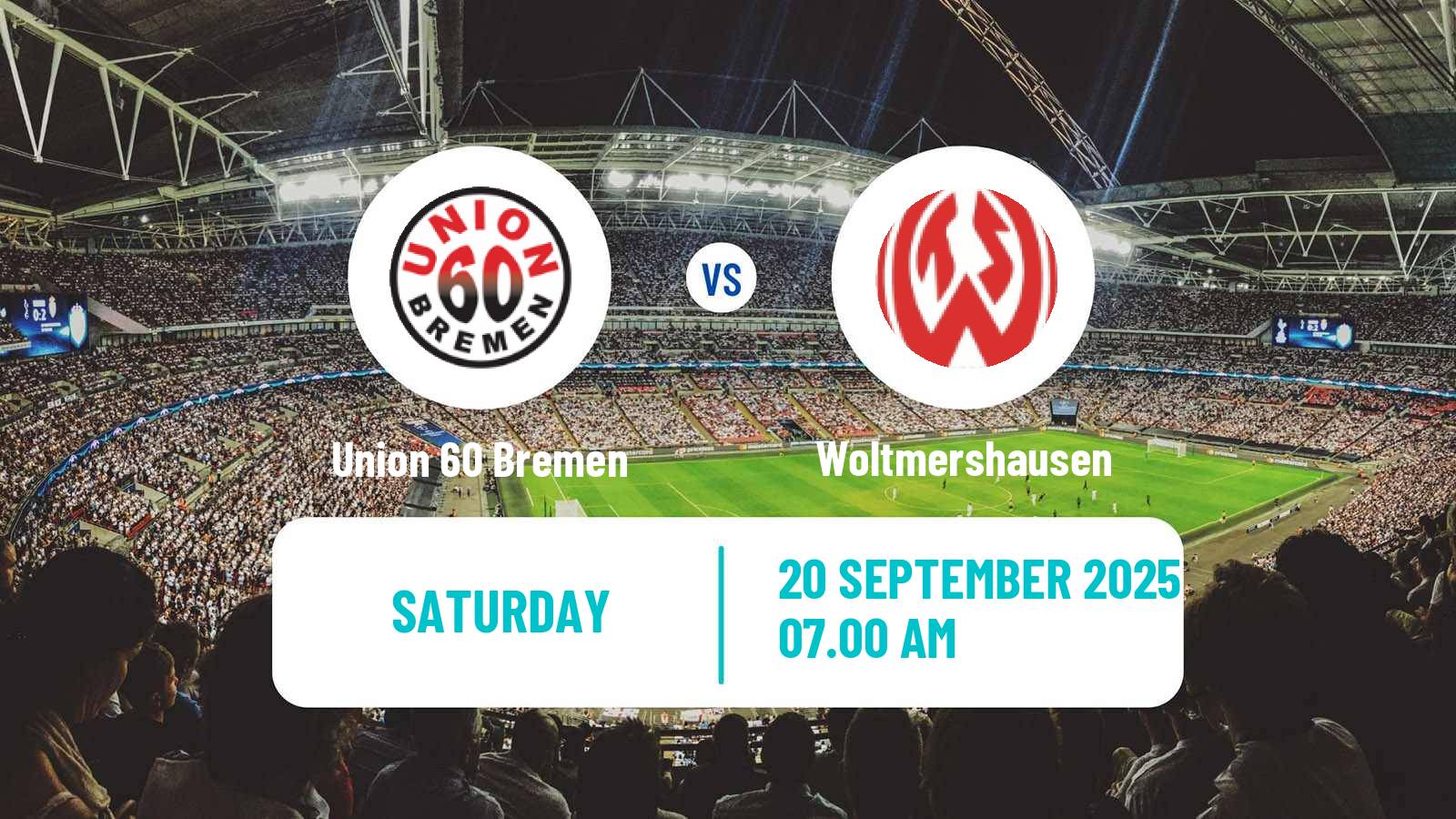 Soccer German Oberliga Bremen Union 60 Bremen - Woltmershausen