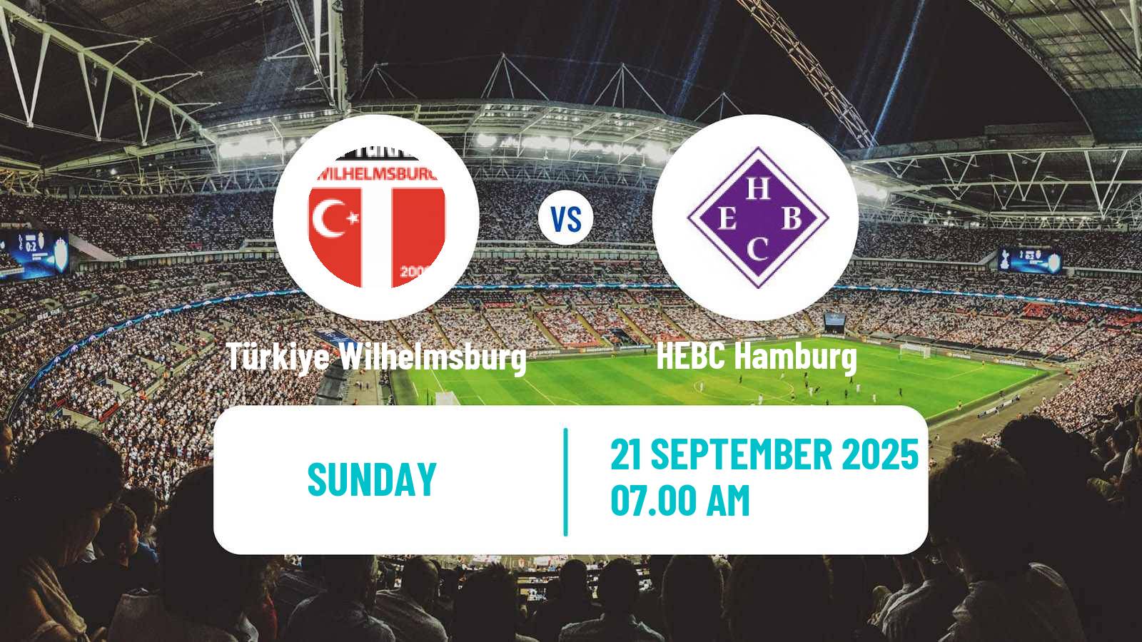 Soccer German Oberliga Hamburg Türkiye Wilhelmsburg - HEBC Hamburg
