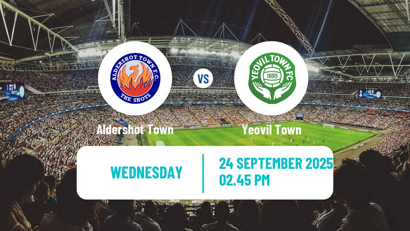 Soccer English National League Aldershot Town - Yeovil Town