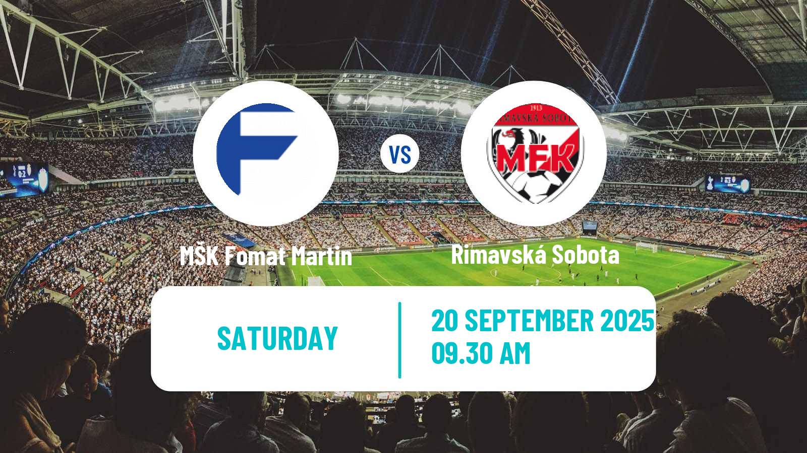 Soccer Slovak 3 Liga Central MŠK Fomat Martin - Rimavská Sobota