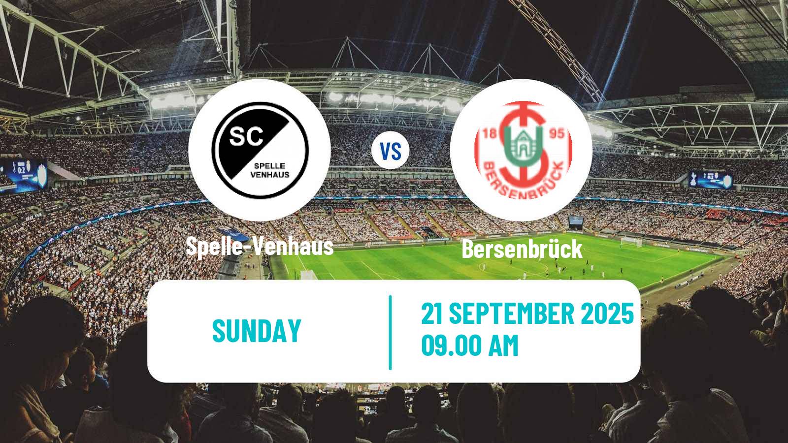 Soccer German Oberliga Niedersachsen Spelle-Venhaus - Bersenbrück