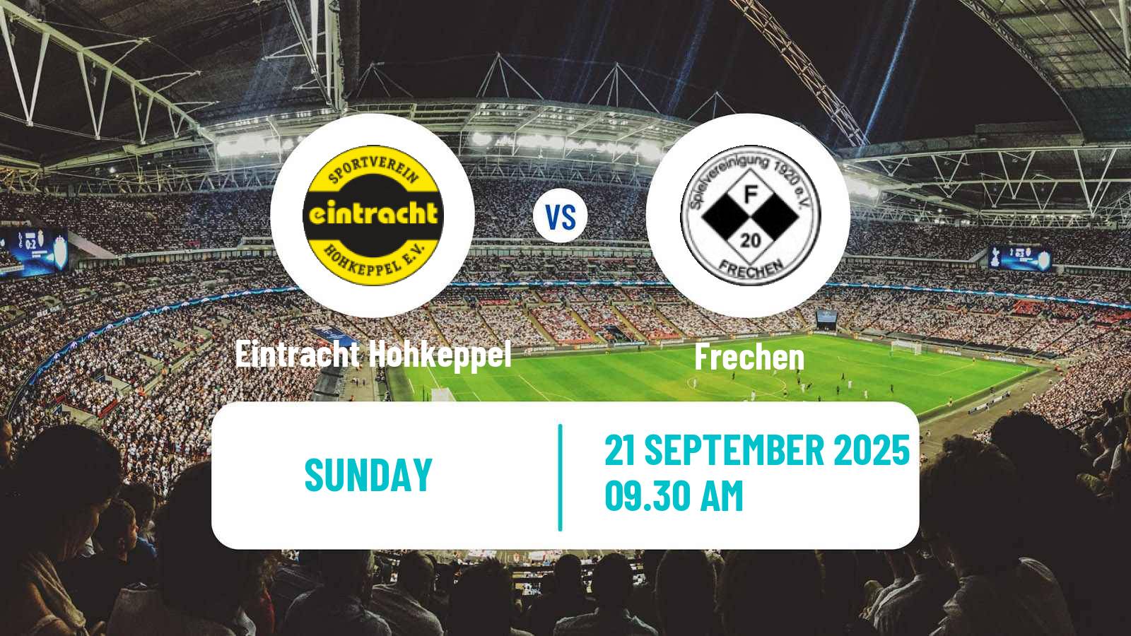 Soccer German Oberliga Mittelrhein Eintracht Hohkeppel - Frechen