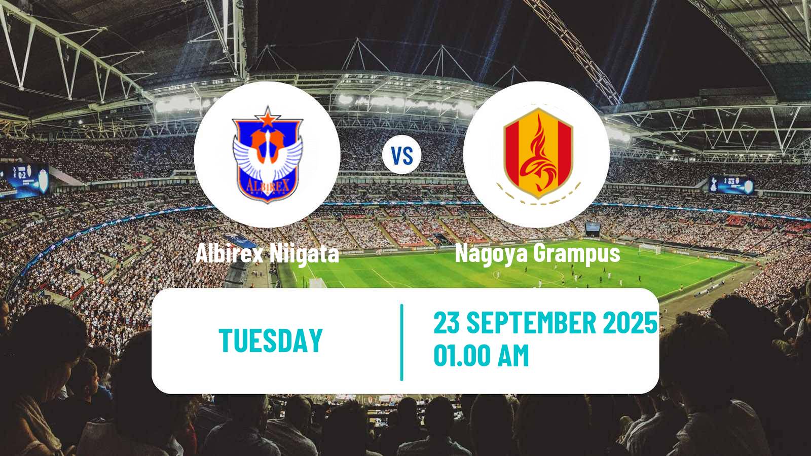 Soccer Japan J1 League Albirex Niigata - Nagoya Grampus