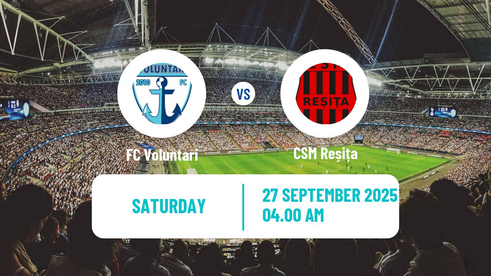 Soccer Romanian Division 2 Voluntari - Reșița