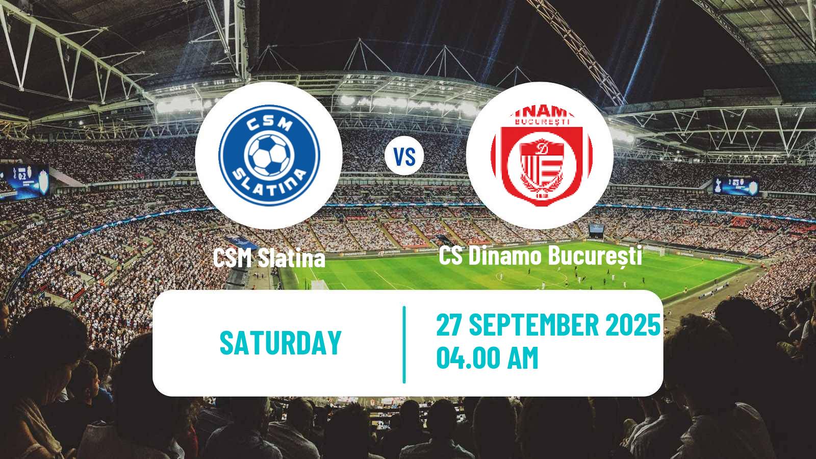 Soccer Romanian Division 2 CSM Slatina - CS Dinamo București