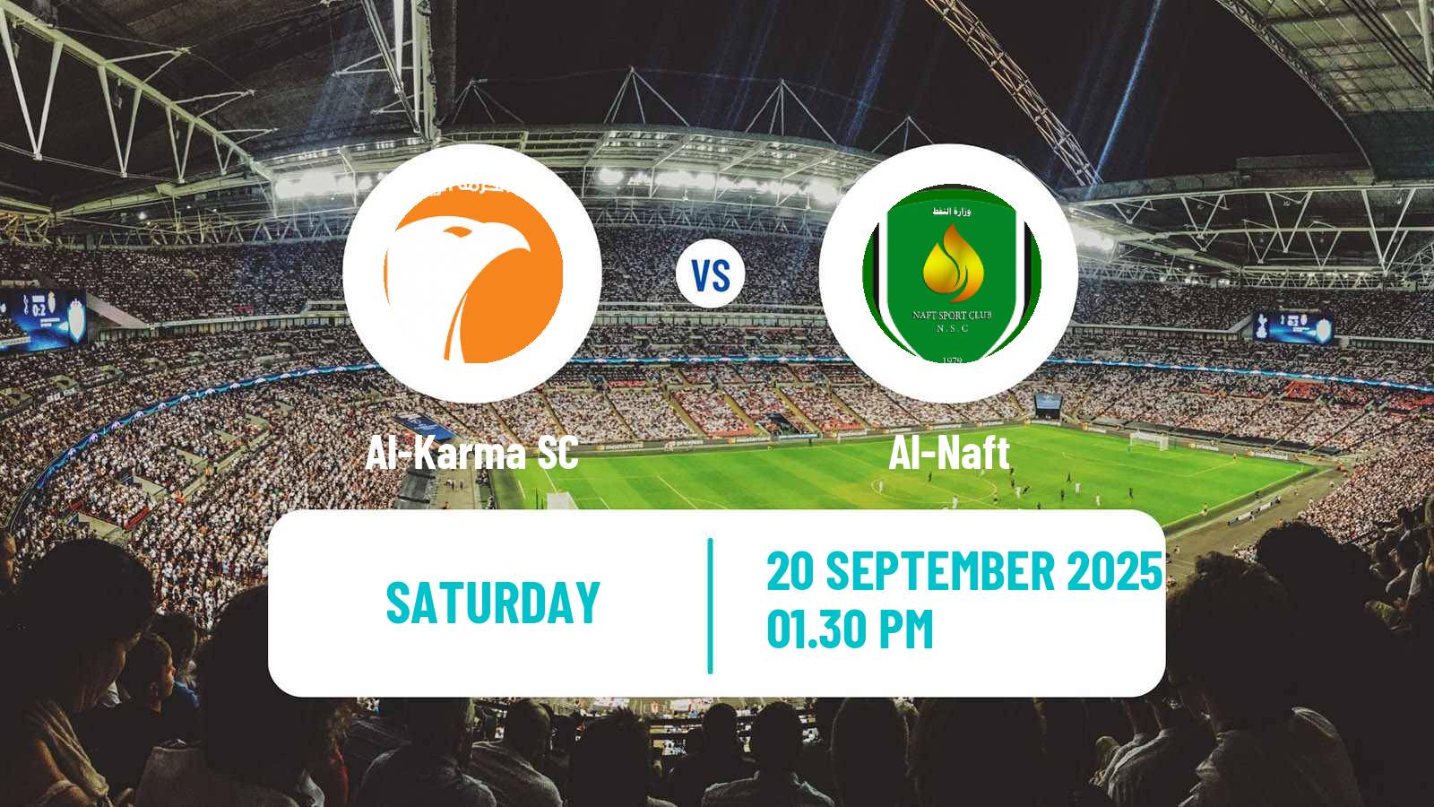 Soccer Iraqi Premier League Al-Karma - Al-Naft
