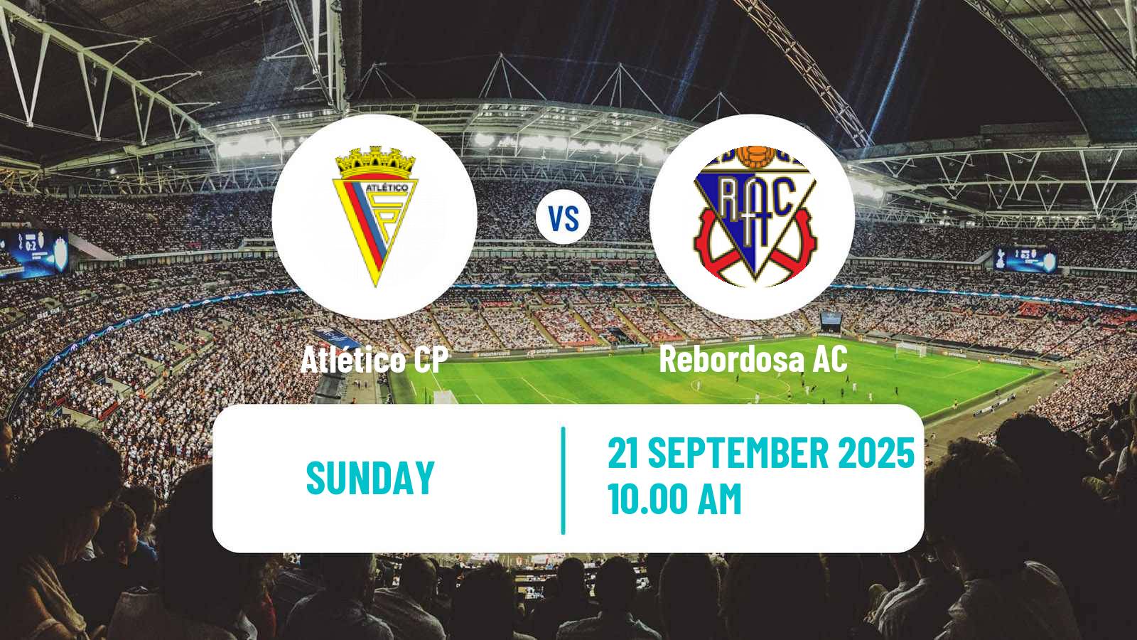 Soccer Taça de Portugal Atlético CP - Rebordosa