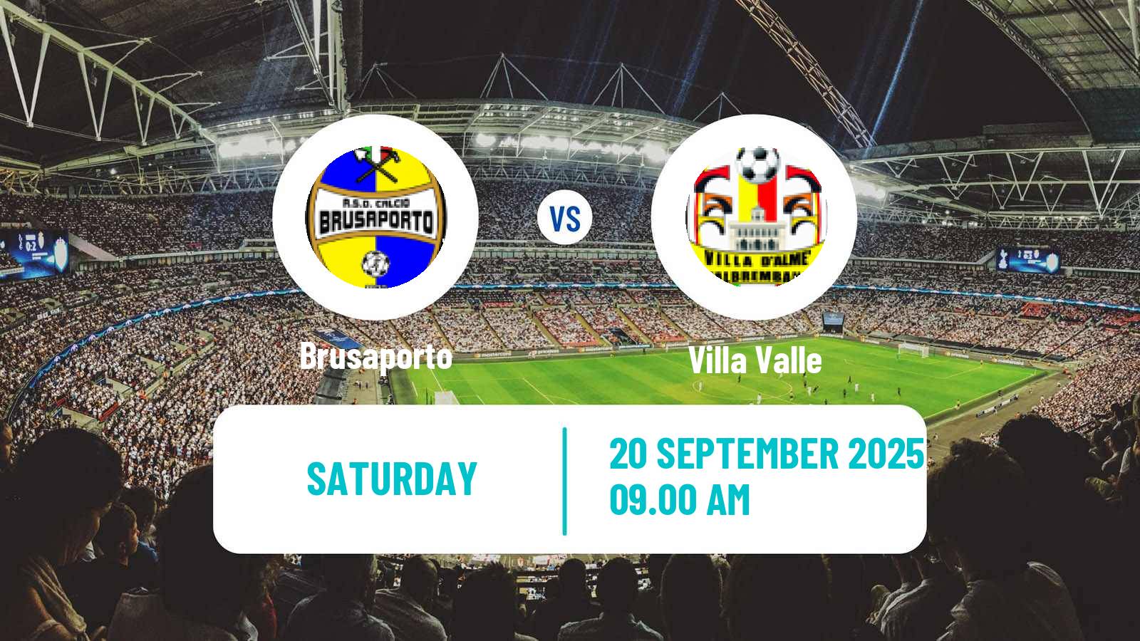 Soccer Italian Serie D - Group B Brusaporto - Villa Valle