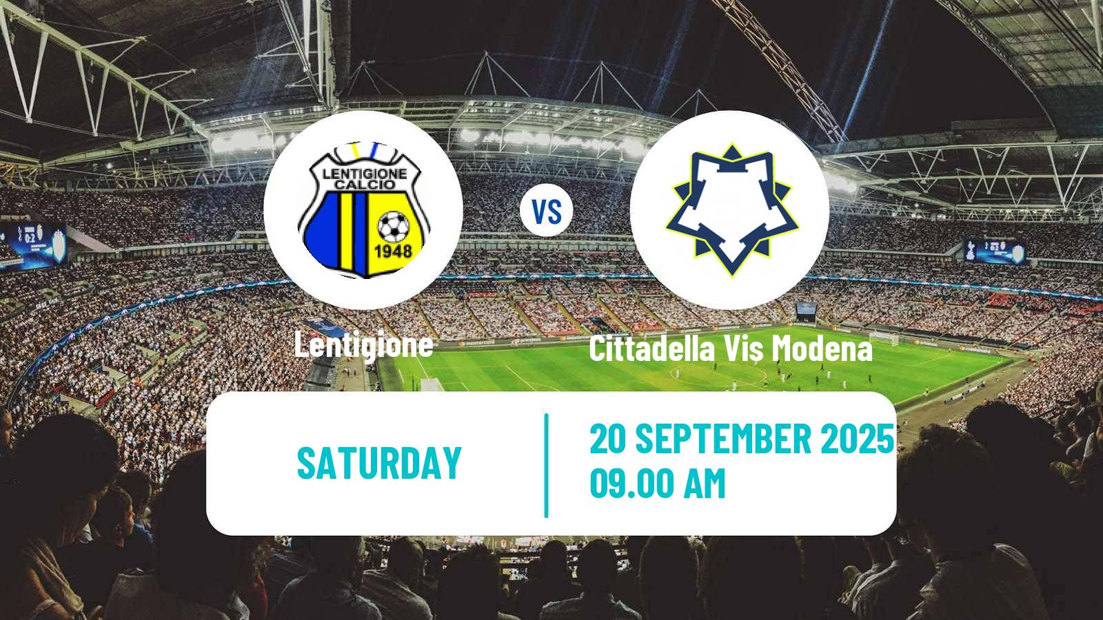 Soccer Italian Serie D - Group D Lentigione - Cittadella Vis Modena